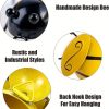 Metal Bumble Bee Wall Decor; 3D Iron Bee Art Sculpture Hanging Wall For Outdoor Home Garden4pcs; Metal Wall Art;