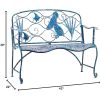 Bench/Arm Chair, Metal Furniture Collection, Garden, Porch, Outdoor Bench