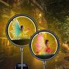 2pcs Fairy Solar Light Garden Decor; Fairy Decorative Garden LED Stake Lights For Walkway Yard Lawn Patio