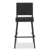 Dark Brown Wicker Outdoors Barstools - Set of 2