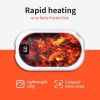 Rechargeable Hand Warmer 5000mAh with Charcoal Pattern, Portable Electric Hand Heater ,USB Battery Operated Handwarmer for Camping,Hiking,Hunting,Golf