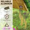 Golden Vintage Wind Chime 21.6 Inches (12 Aluminum Tubes With Hooks), Creative Gift