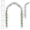Garden Arch Arbor Trellis for Climbing Plants Roses Vines