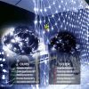 9.8*6.5FT Christmas Mesh Net Light,360 LED Net Light with 8 Modes & Remote