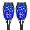 Solar Outdoor Lights, 12LED Solar Torch Lights With Flickering Flame