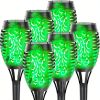 Solar Outdoor Lights, 12LED Solar Torch Lights With Flickering Flame