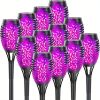 Solar Outdoor Lights, 12LED Solar Torch Lights With Flickering Flame