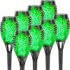 Solar Outdoor Lights, 12LED Solar Torch Lights With Flickering Flame