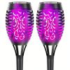 Solar Outdoor Lights, 12LED Solar Torch Lights With Flickering Flame