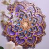 Mandala Wooden Decorative Wall Decor  LED Light