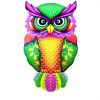 Metal Owl Wall Decor, Outside Decoration, Yard Art  Patio Fence Lawn Ornament