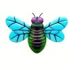 1pc/4pcs, Metal Colorful Bee Wall Decor, Outside Wall Decor