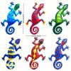 Metal Gecko Wall Art Decor, Garden Lawn Decor