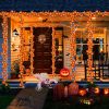 3 Pack Fall Garland with Pumpkin Lights & Maple Fall String Lights
