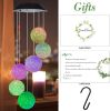Yard Decor Lights; Solar Butterfly Chimes