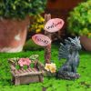 Mini Fairy Garden Landscape Ornaments Gnomes Dwarf Fairy Dragon