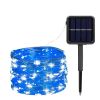 Solar Christmas String Lights; 33ft 100 LED Solar 8 Modes Outdoor Waterproof String Lights