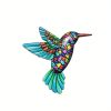 1pc/4pcs, Metal Hummingbird Wall Art Decor, Metal Birds Outdoor