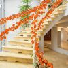 3 Pack Fall Garland with Pumpkin Lights & Maple Fall String Lights