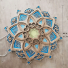 Mandala Wooden Decorative Wall Decor  LED Light