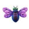 1pc/4pcs, Metal Colorful Bee Wall Decor, Outside Wall Decor