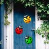 1pc/6pcs, Metal Ladybugs Wall Decor, Metal Ladybugs Hanging Decor