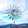 Unique Wind Collector Magic Kinetic Energy Metal Windmill Spinner Solar Wind Catcher