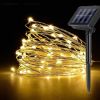 Solar Christmas String Lights; 33ft 100 LED Solar 8 Modes Outdoor Waterproof String Lights