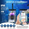 Waterproof Phone Bag HAISSKY 2Pack Wave Design Large Capacity Storage Pouch