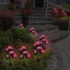 2Pcs Solar Powered Lights Outdoor Rose Flower LED
