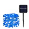 Solar Christmas String Lights; 33ft 100 LED Solar 8 Modes Outdoor Waterproof String Lights
